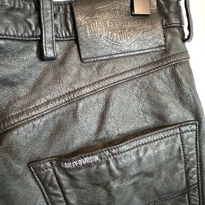 Harley Davidson Leather Pants — Men's Size 34